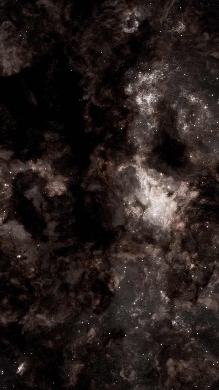 Deep-space cosmic nebula dusted with millions of stars